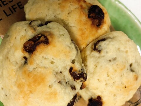 発酵なし!薄力粉と豆腐のレーズンパン